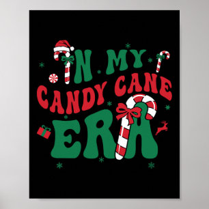 In meiner Candy Cane Ära Groovy Weihnachtsferien J Poster