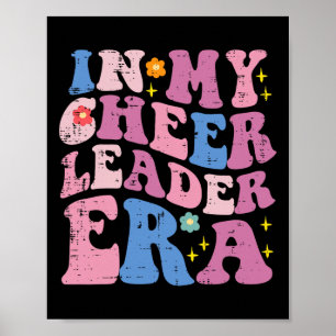 In meiner Cheerleader-Ära Retro-Cheerleading Fraue Poster