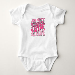 In meiner Cheerleader Schwester Era Baby Retrokord Strampler