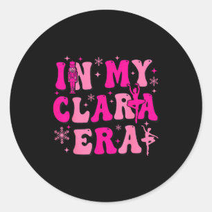 In Meiner Clara-Ära Nussknacker-Ballett Clara Zuck Runder Aufkleber
