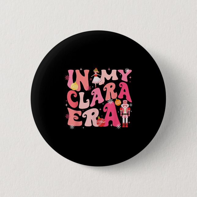 In meiner Clara Era Nutcracker Weihnachten Pajamas Button (Vorderseite)