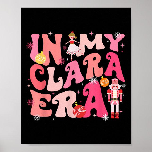 In meiner Clara Era Nutcracker Weihnachten Pajamas Poster (Vorne)