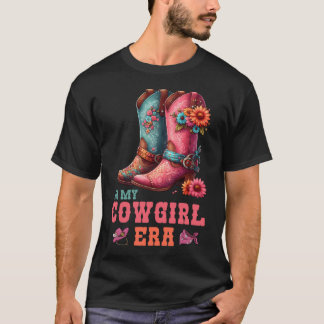 In meiner Cowgirl Era Groovy Niedlich Boots Cowgir T-Shirt