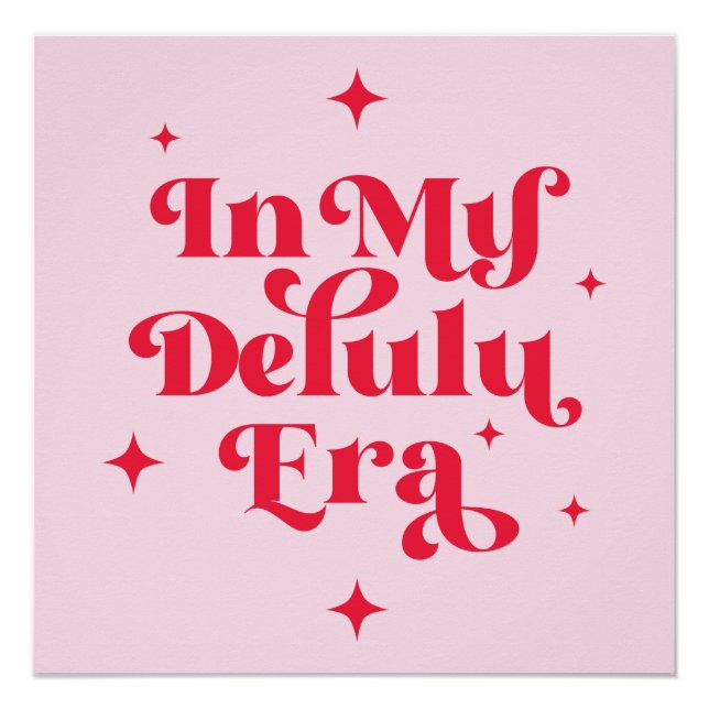 In meiner Delulu-Ära Poster (Vorderseite)