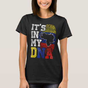 In meiner DNA Caracas Pride Gift Venezuela Flag Ve T-Shirt
