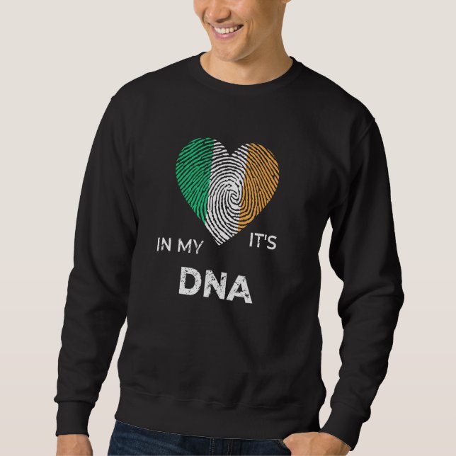 In meiner DNA-irischen Flagge Irland Staatsangehör Sweatshirt (Vorderseite)