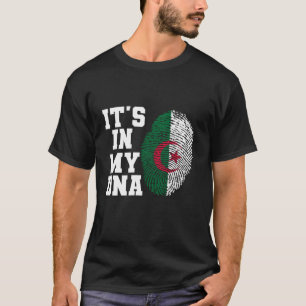 In meiner DNA ist Algerien die Flagge USA mit alge T-Shirt