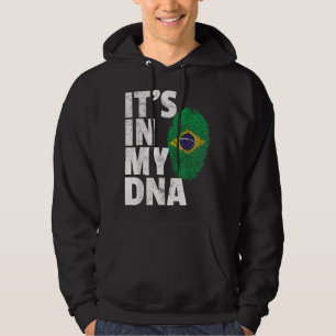 In meiner DNA ist Brasilien brasilianische Flagge  Hoodie
