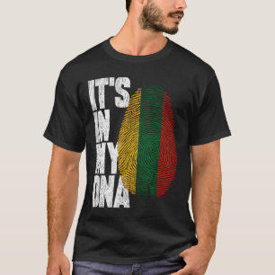 In meiner DNA ist litauisches Shirt stolz hispanis