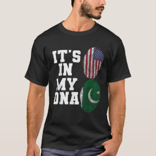 In meiner DNA ist Pakistan die Flagge der USA paki T-Shirt