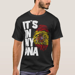 IN MEINER DNA Spanien Fahne Männer Frauen Kinder 1 T-Shirt