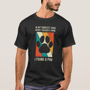 In meiner dunkelsten Stunde, als ich eine Hand bra T-Shirt