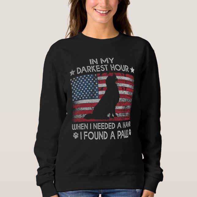 In meiner dunkelsten Stunde, als ich eine helfende Sweatshirt (Vorderseite)