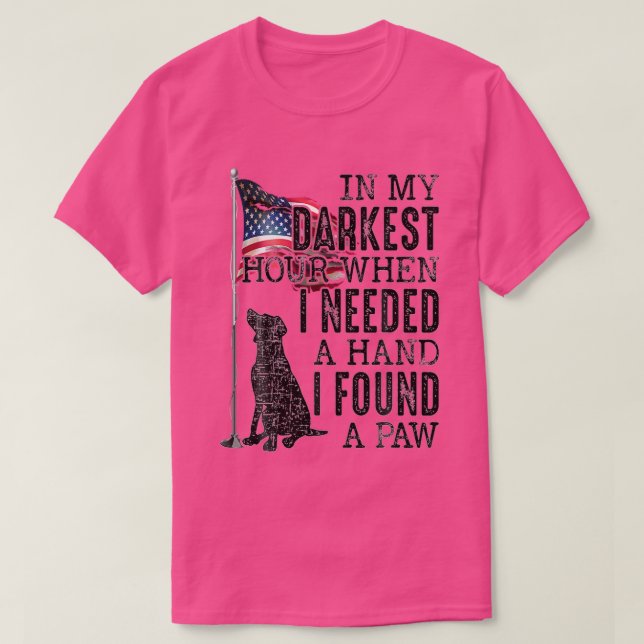 In meiner dunkelsten Stunde erreichte ich für eine T-Shirt (Design vorne)