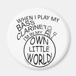 In meiner eigenen kleinen Welt-Klarinette Magnet