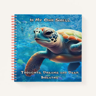 In meiner eigenen Muschel Sea Turtle Mindfulfullen Notizbuch
