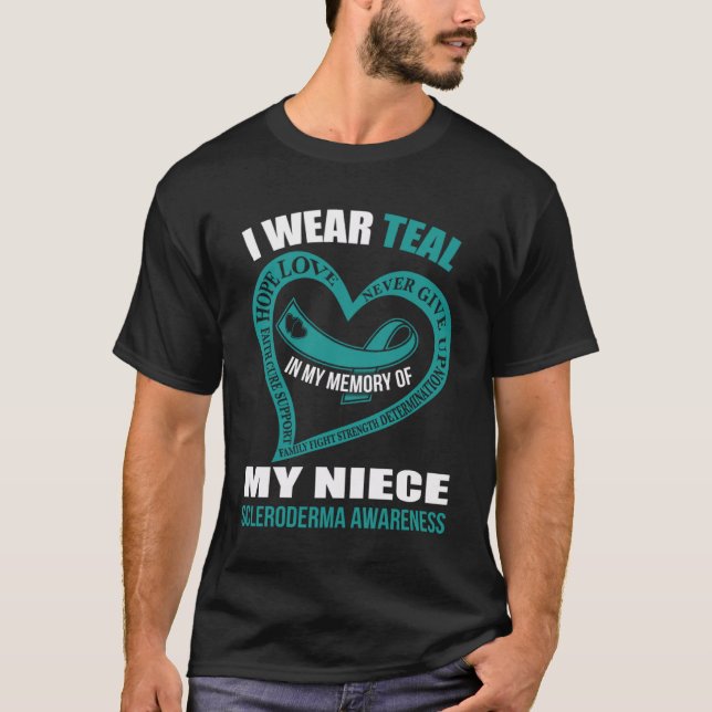 In meiner Erinnerung an meine Nichte SCLERODERMA A T-Shirt (Vorderseite)