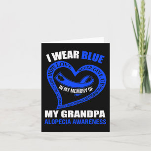 In meiner Erinnerung an meine Opa ALOPECIA AWARENE Karte