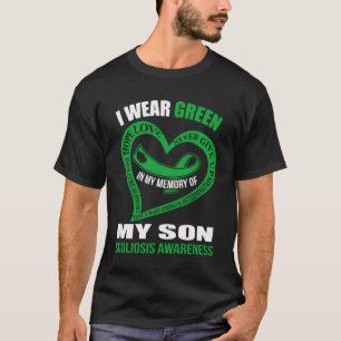 In meiner Erinnerung an meinen Sohn SCOLIOSIS AWAR T-Shirt