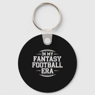 In meiner Fantasy-Football-Ära Retro Groovy Wer F Schlüsselanhänger