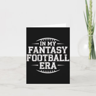 In meiner Fantasy-Football-Ära Retro Groovy Wer Fu Karte