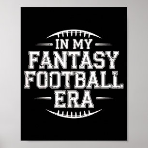 In meiner Fantasy-Football-Ära Retro Groovy Wer Fu Poster