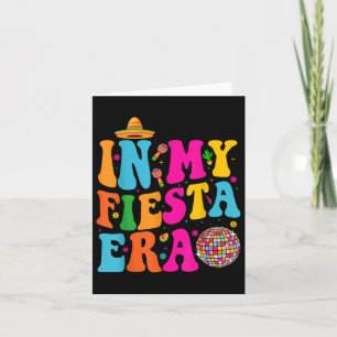 In meiner Fiesta Zeita Retro Cinco de Mayo Shirts Karte