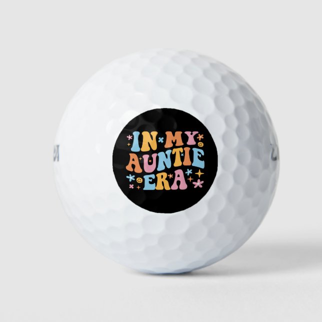 In meiner Freizeit I Golfball (Vorderseite)