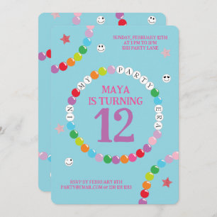 In meiner Freundschaft Bracelet Era Geburtstagspar Einladung