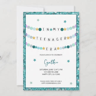 In meiner Freundschaft Bracelet Era Geburtstagspar Einladung