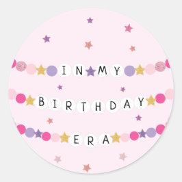 In meiner Freundschaft Bracelet Era Geburtstagspar Runder Aufkleber