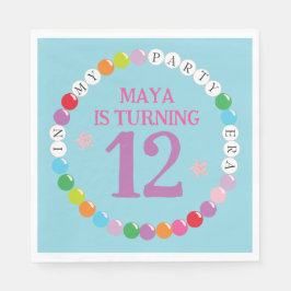 In meiner Freundschaft Bracelet Era Geburtstagspar Serviette