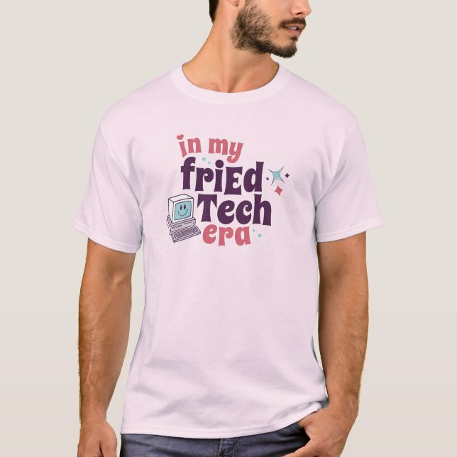 "In meiner friEdTech-Ära" Niedlicher Computer T-Shirt (Vorderseite)