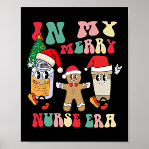 In meiner fröhlichen Nurse Era Retro Groovy Christ Poster