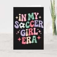 In Meiner Fußball-Mädchen-Ära Groovy T-Shirt Fußba