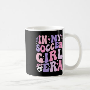 In meiner Fußball-Mädchen-Ära Retro Groovy Fußball Kaffeetasse