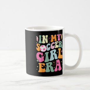 In meiner Fußball-Mädchen-Ära Retro Groovy Fußball Kaffeetasse