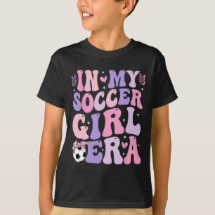 In meiner Fußball-Mädchen-Ära Retro Groovy Fußball T-Shirt