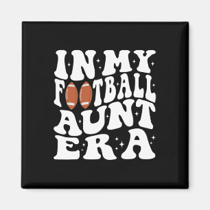 In meiner Fußballtante Era Groovy Football Auntie Magnet