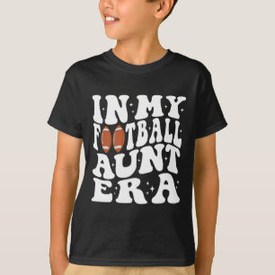 In meiner Fußballtante Era Groovy Football Auntie  T-Shirt