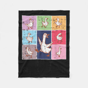 In meiner Gänsezeit Albern Retro Meme Honk Animal  Fleecedecke