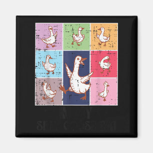 In meiner Gänsezeit Albern Retro Meme Honk Animal  Magnet