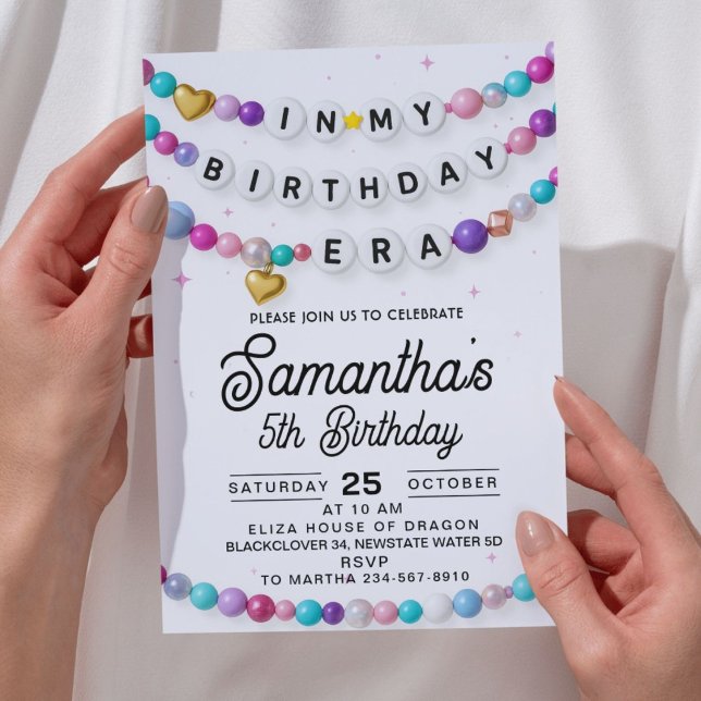 In meiner Geburtstagsära Einladung ( In my birthday era Invitation)