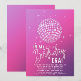 In meiner Geburtstagszeit, Ära-Party, Eras-Party Einladung