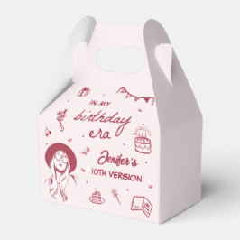 In meiner Geburtstagszeit Retro Birthday Geschenkschachtel