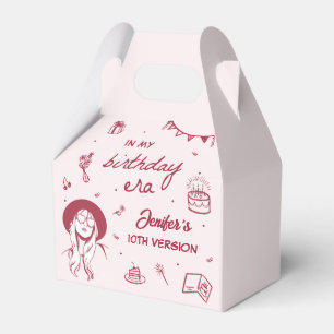 In meiner Geburtstagszeit Retro Birthday Geschenkschachtel