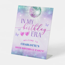 In meiner Geburtstagszeit - Teen Birthday Girl Sockelschild