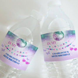 In meiner Geburtszeit Wasser-Flasche-Etikett Wasserflaschenetikett