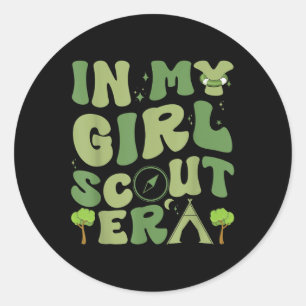 In meiner Girl Patricks Day Scout-Ära, Scout Campi Runder Aufkleber