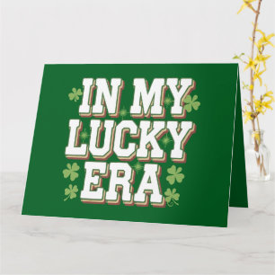 In meiner glücklichen Era Saint Patrick's Day Fami Karte